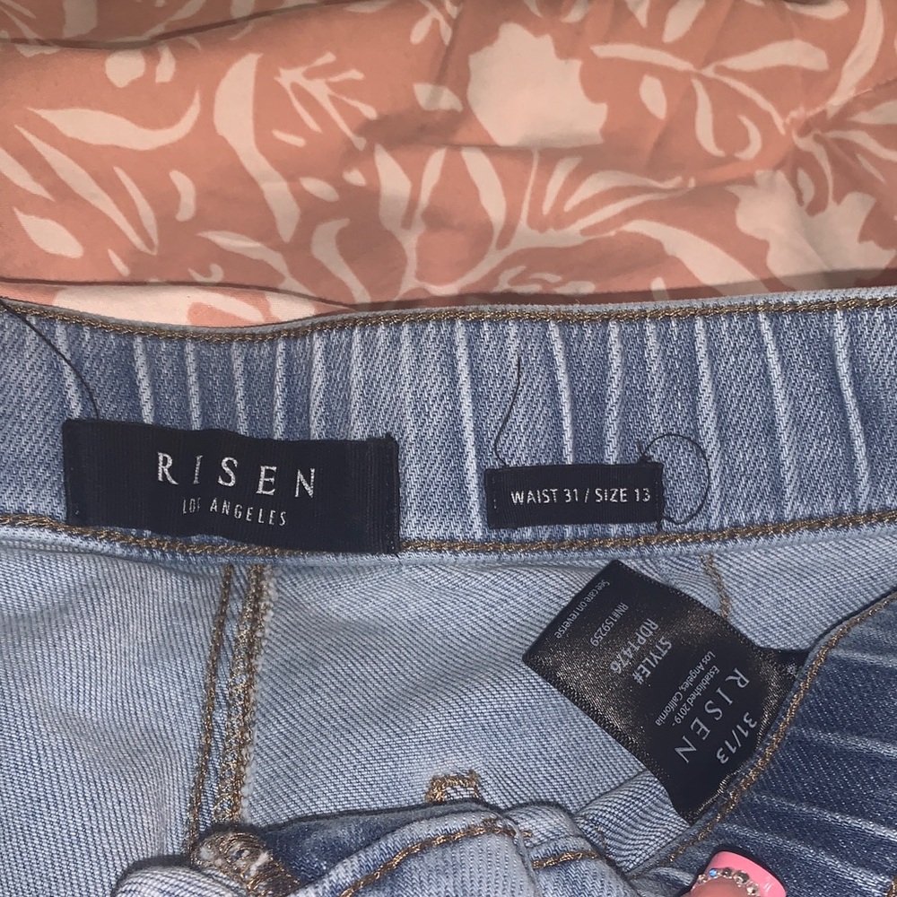 Women's Light Blue flare Jeans - Picture 2 of 5